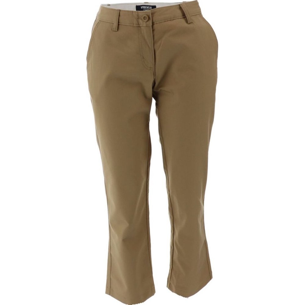 NWT‎ LANDS' END MEN'S REGULAR CASUAL BASIC WORK PANTS KHAKI LIGHT BEIGE 28, 37